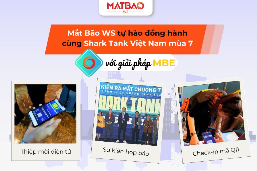 Mắt Bão WS đồng hành cùng Shark Tank Việt Nam mùa 7 với giải pháp MBE PIN