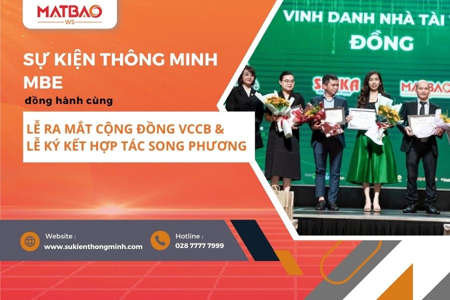 Sự Kiện Thông Minh MBE đồng hành cùng Lễ ra mắt cộng đồng VCCB